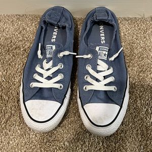 Blue converse